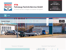 Tablet Screenshot of fts-bosch-service.de